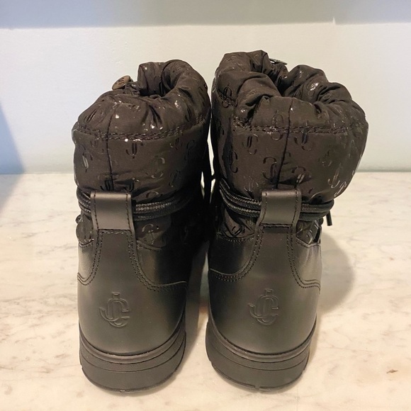 NEW Jimmy Choo Wanaka logo-print snow boots Size 8.5 - Picture 4 of 6